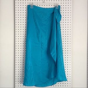 Turquoise Silk Sarong by Sand Dollar